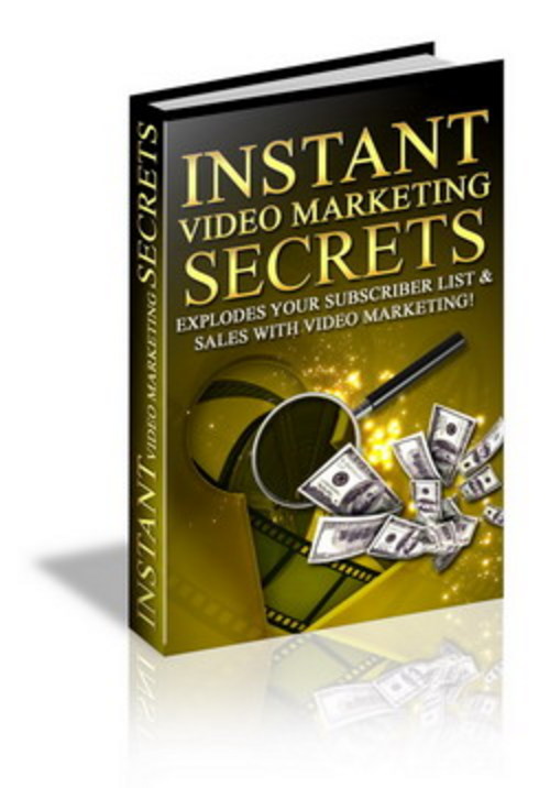 Product picture Instant Video Marketing secrets, online cash flow like never