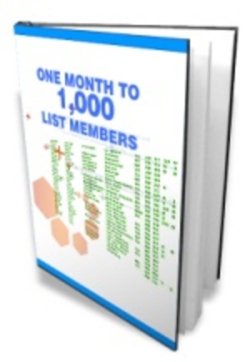Product picture OneMonth1000members - Pull people to your sites like never 